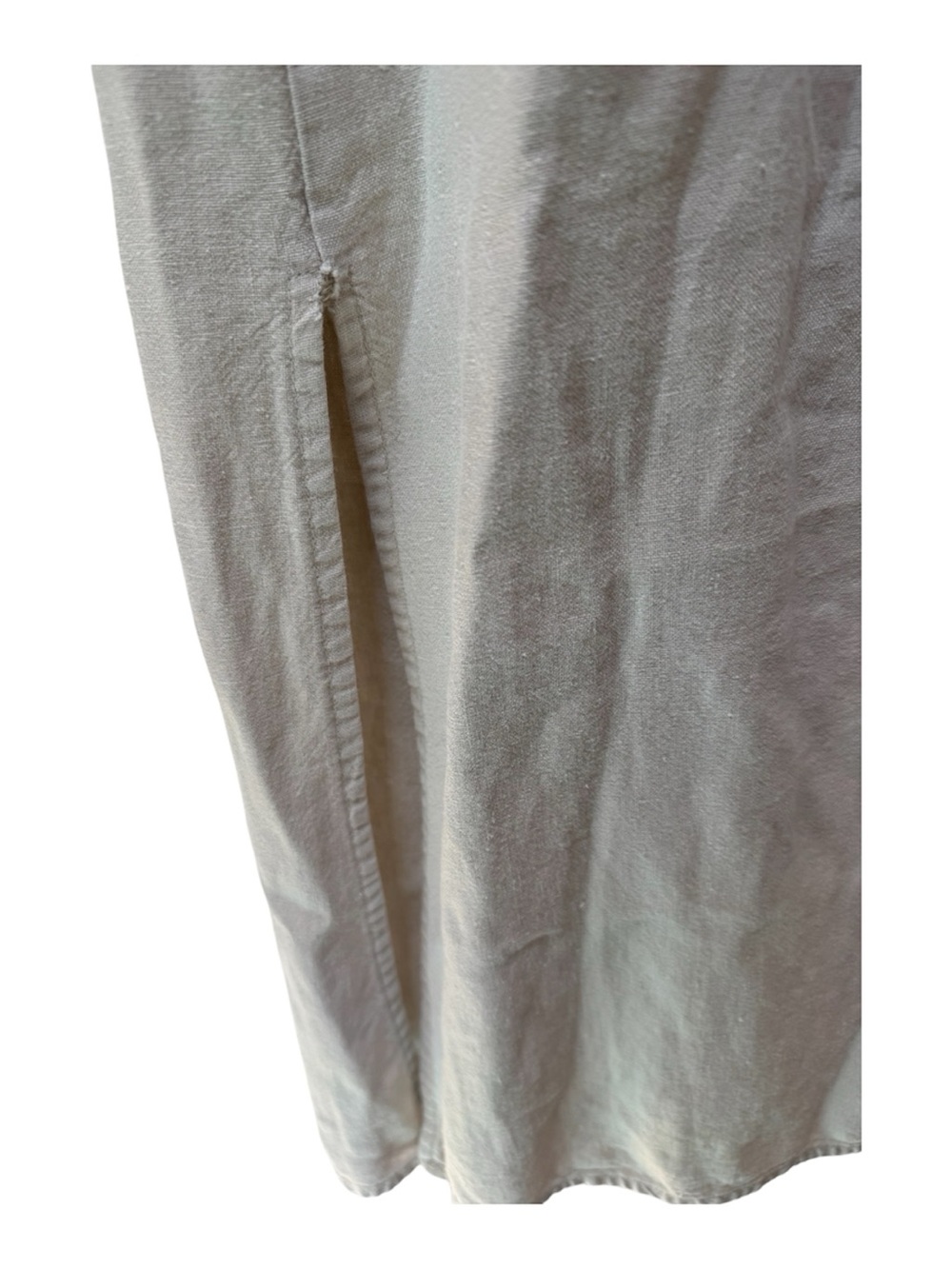 Sleeveless Button-Front Maxi Dress in Light Beige - Picture 4 of 10